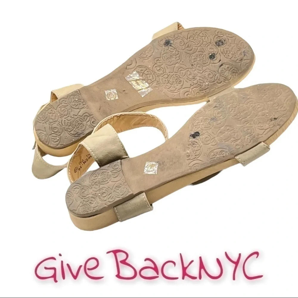Bella Marie Birken Slingback Sandals Size 10